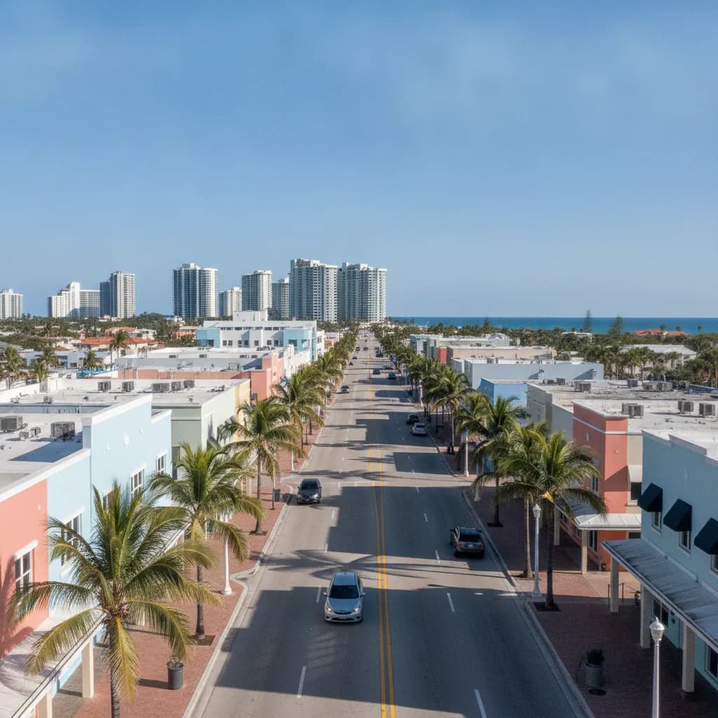 View of Hallandale Beach, FL