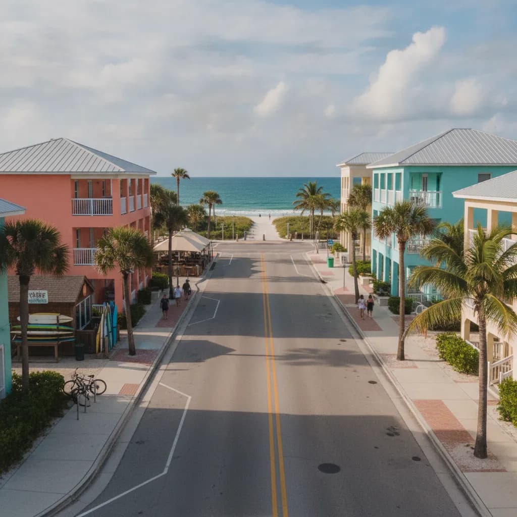 View of Hutchinson Island South, FL