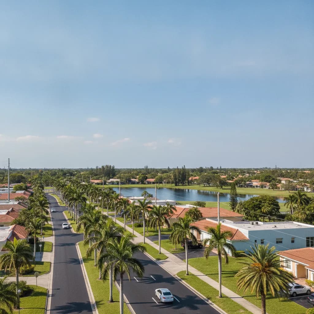 View of Kendale Lakes, FL
