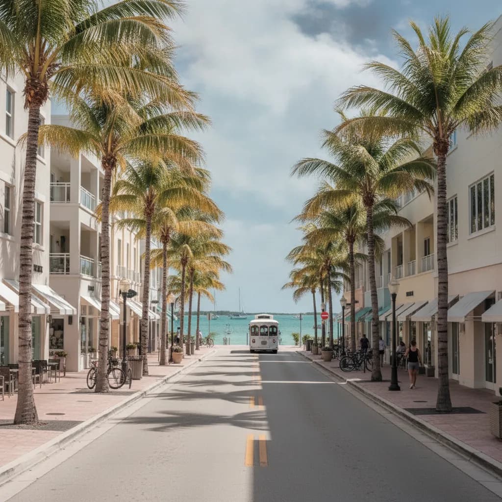 View of Key Biscayne, FL