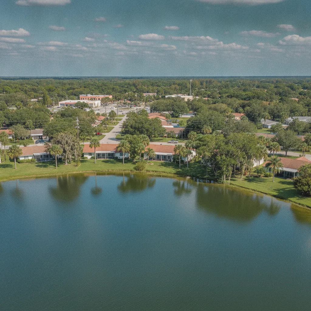 View of Lake Magdalene, FL