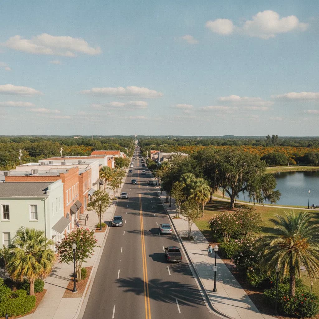 View of Lakeland Highlands, FL