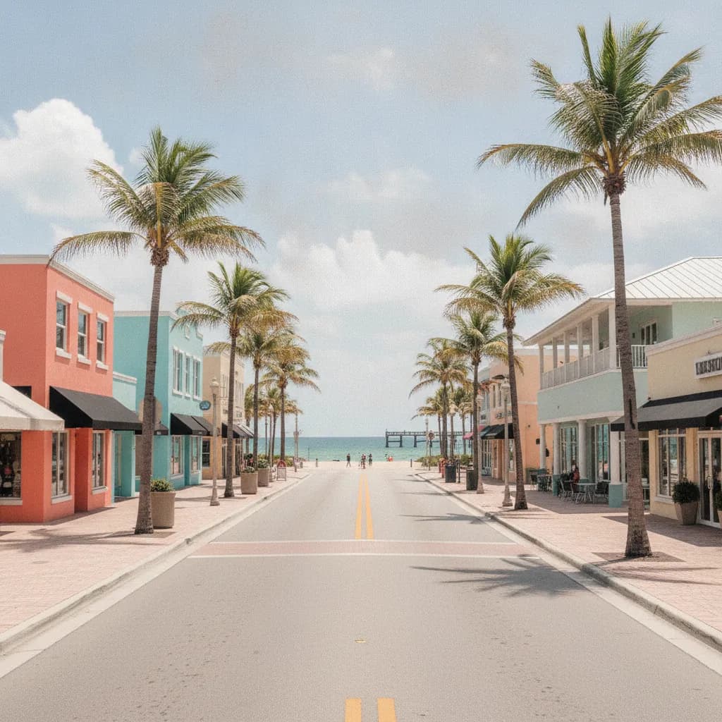 View of Lauderdale-by-the-Sea, FL