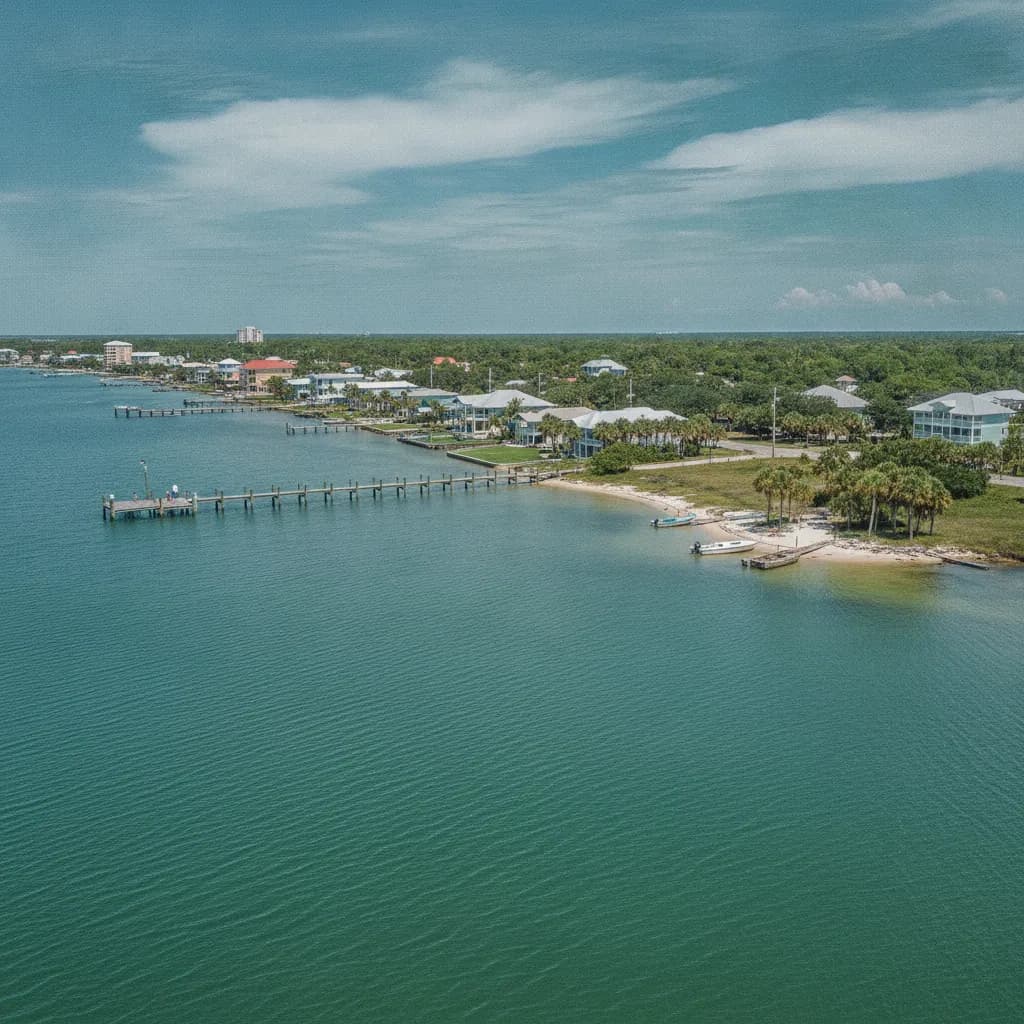 View of Lower Grand Lagoon, FL