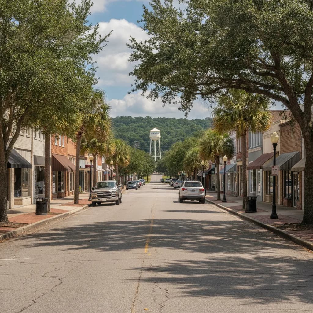 View of Marianna, FL