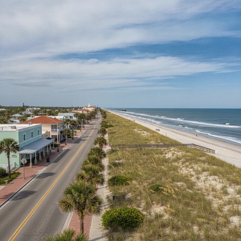 View of Melbourne Beach, FL