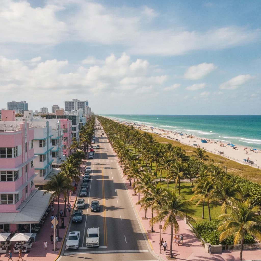 View of Miami Beach, FL