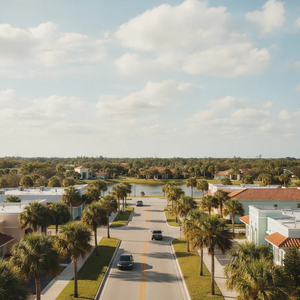 View of New Port Richey East, FL