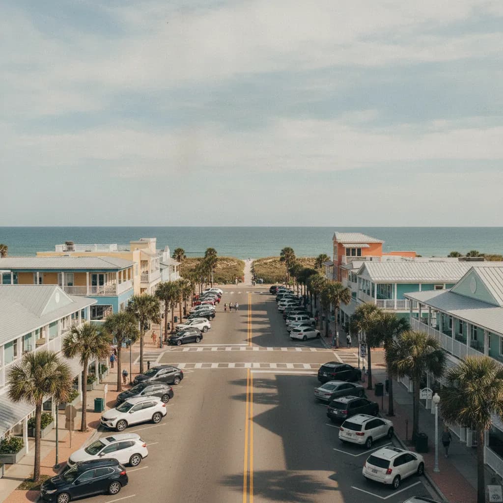 View of New Smyrna Beach, FL