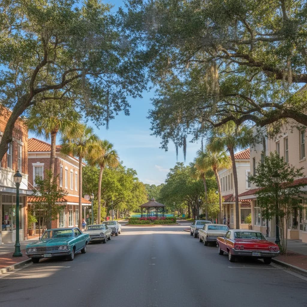 View of Orange City, FL
