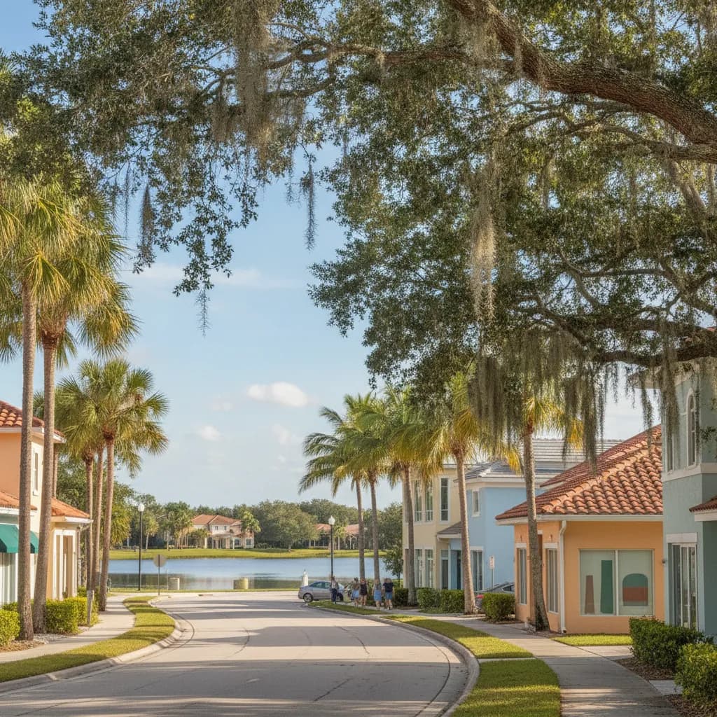View of Orangetree, FL