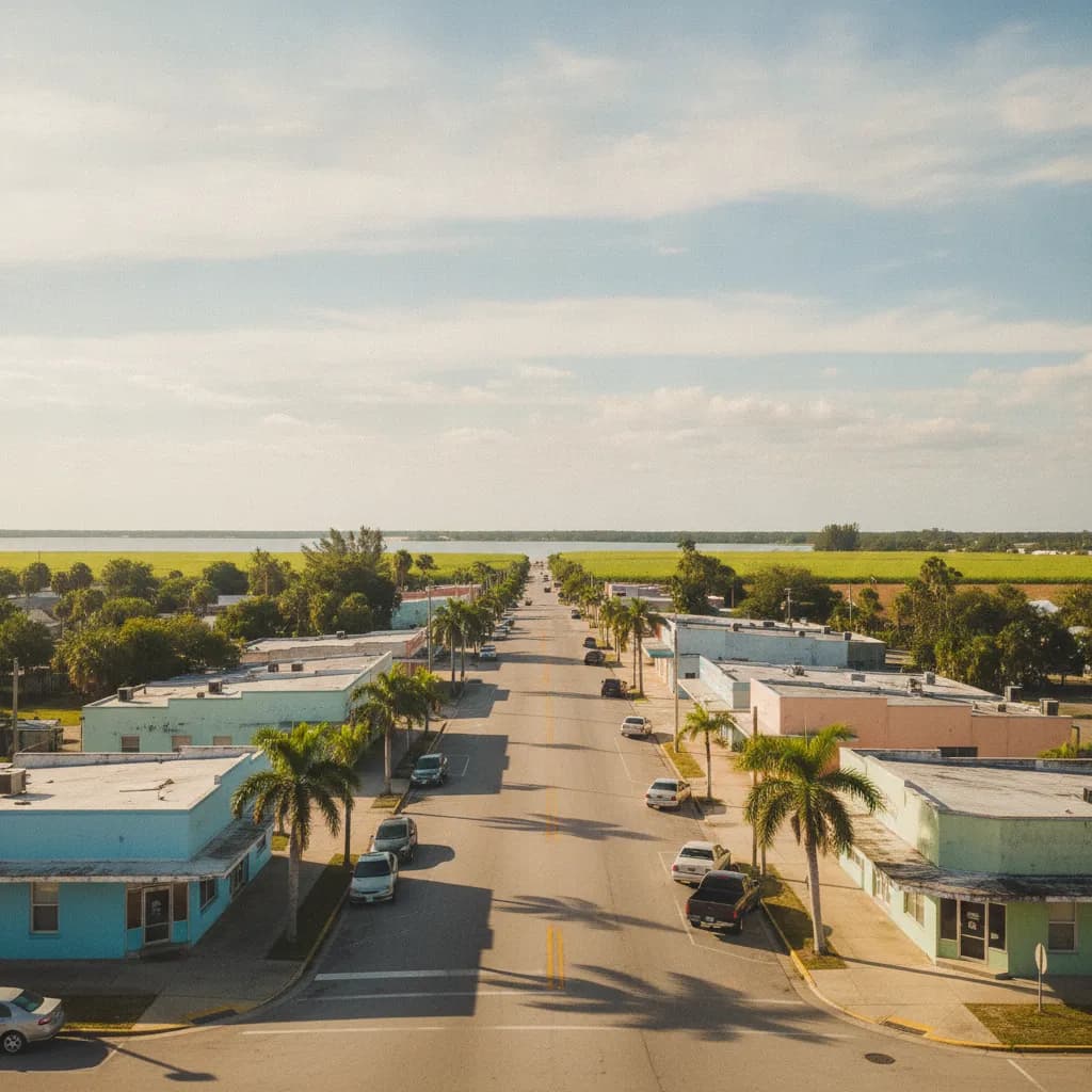 View of Pahokee, FL