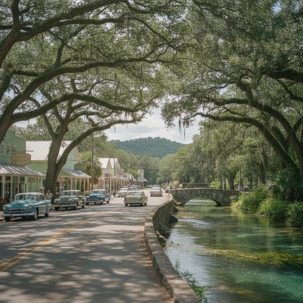 View of Rainbow Springs, FL