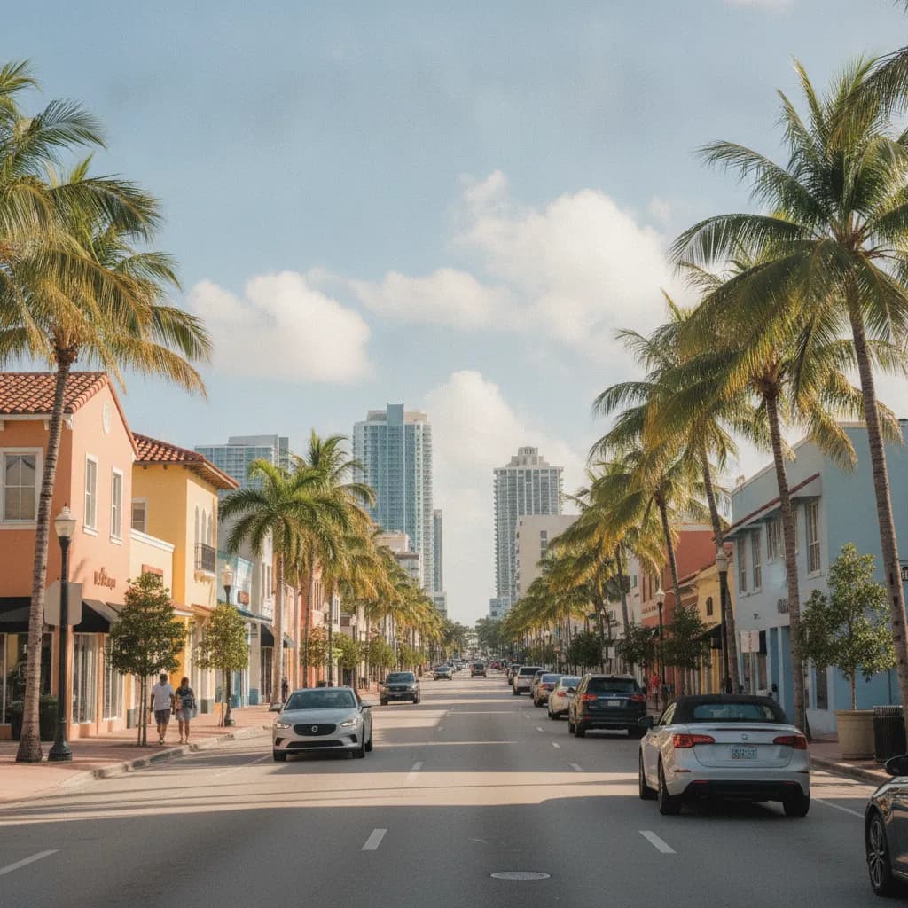View of South Miami, FL