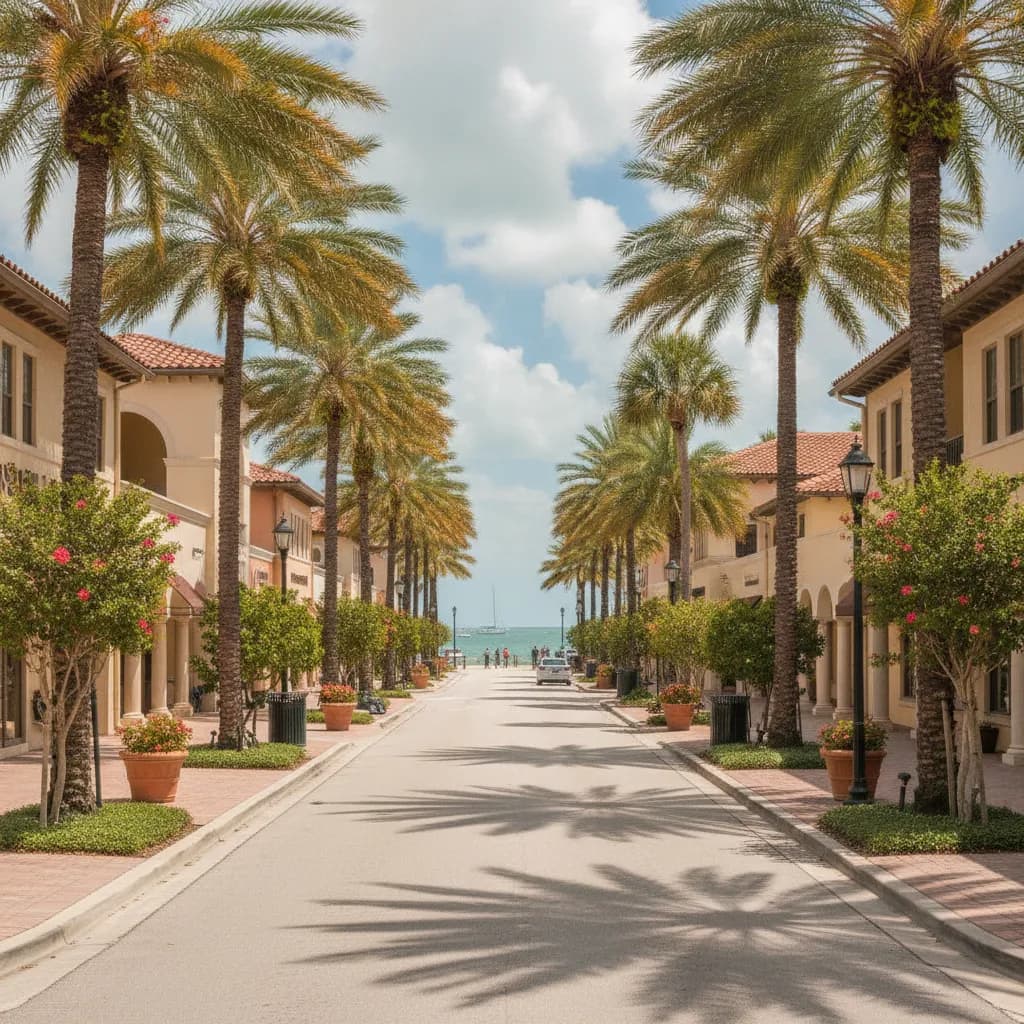View of South Sarasota, FL