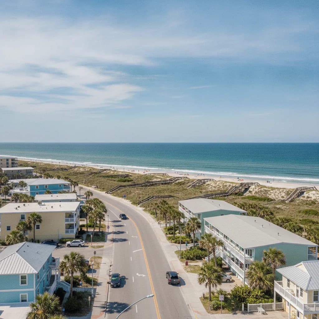 View of St. Augustine Beach, FL