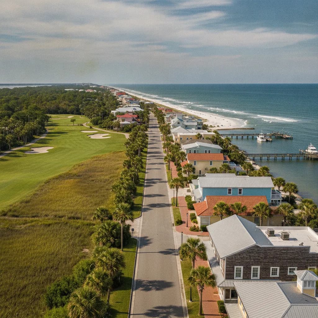 View of St. Augustine Shores, FL