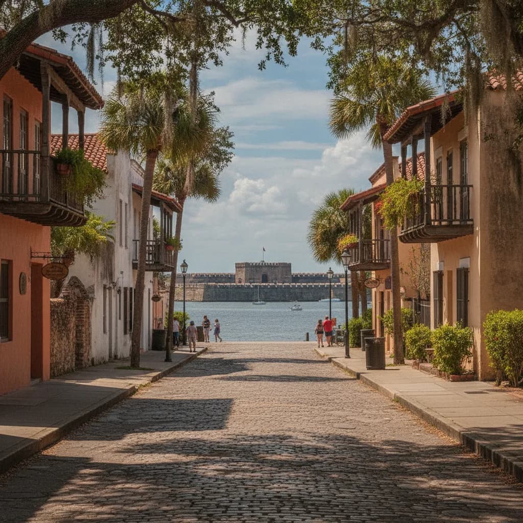 View of St. Augustine, FL