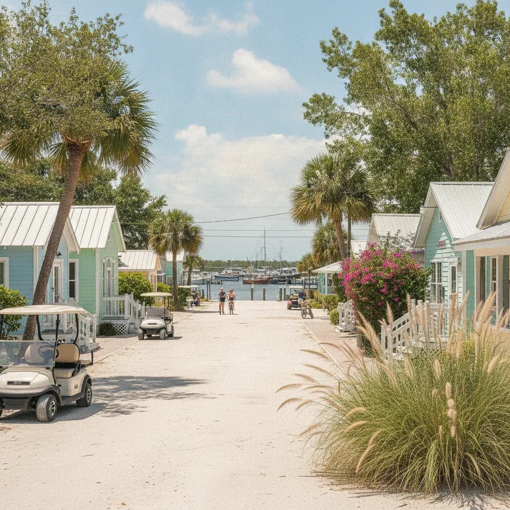View of St. James City, FL