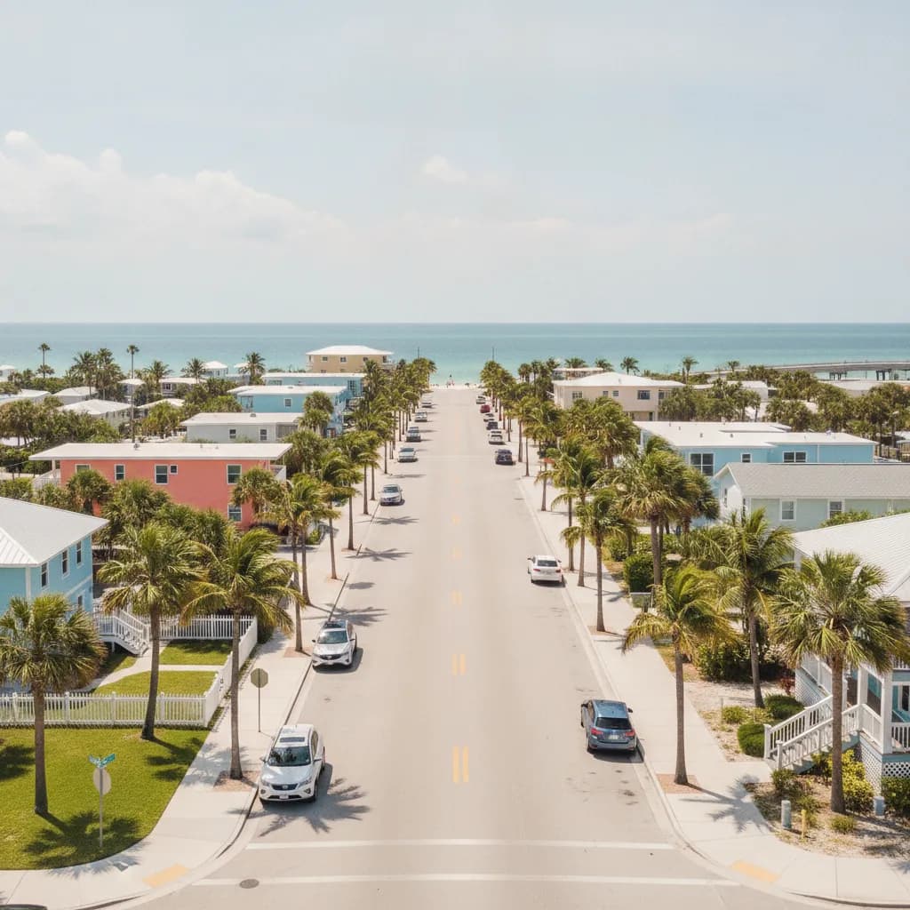 View of Treasure Island, FL