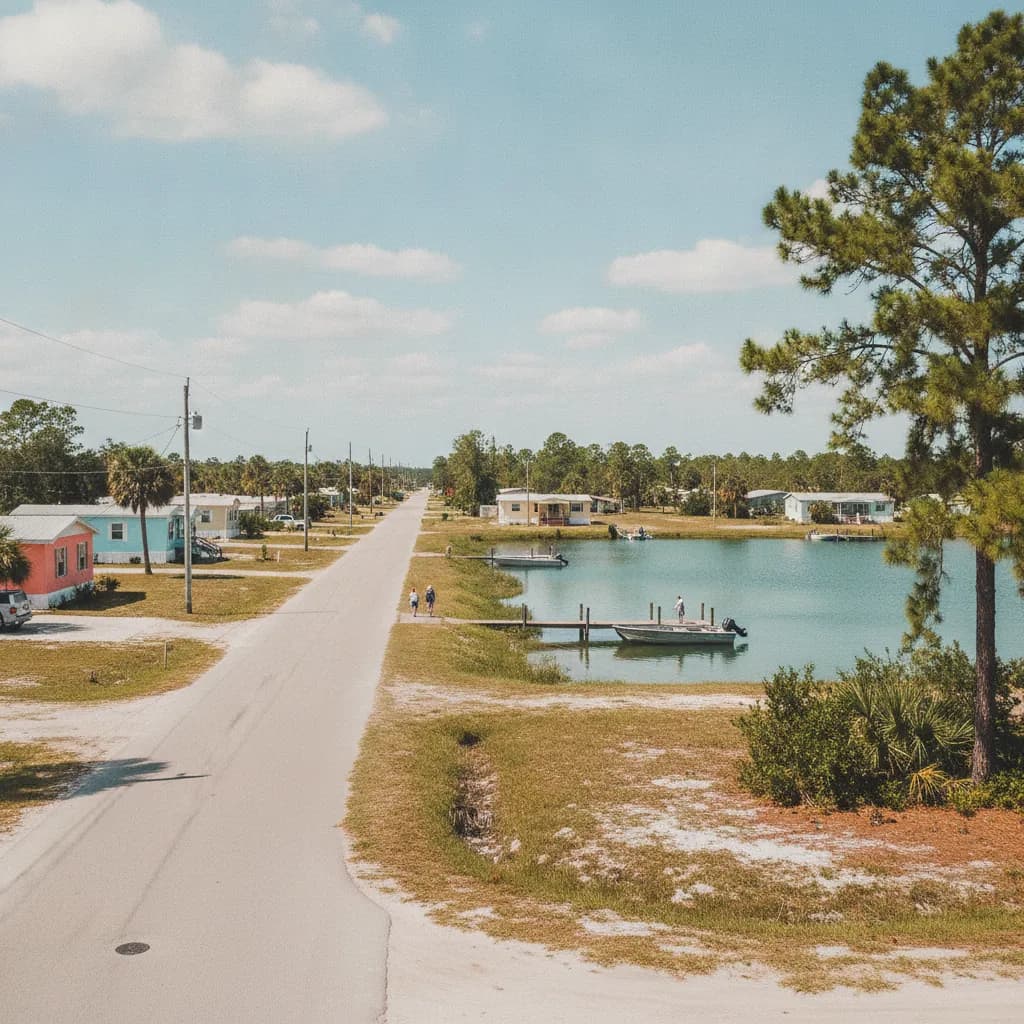 View of Vero Lake Estates, FL
