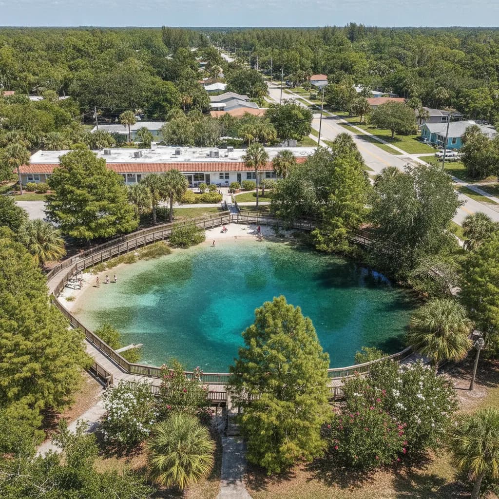 View of Warm Mineral Springs, FL