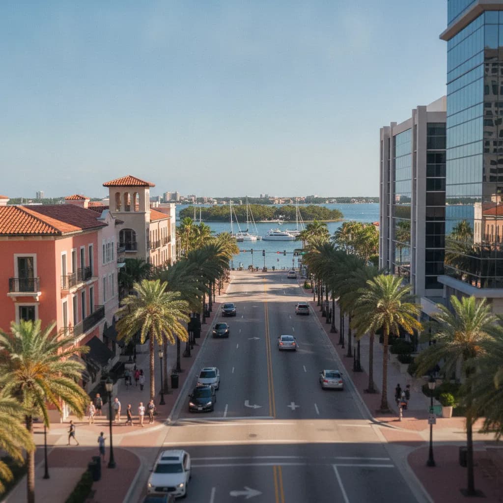 View of West Palm Beach, FL