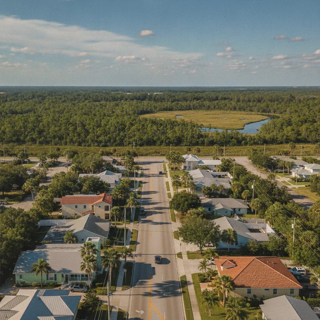 View of West Vero Corridor, FL