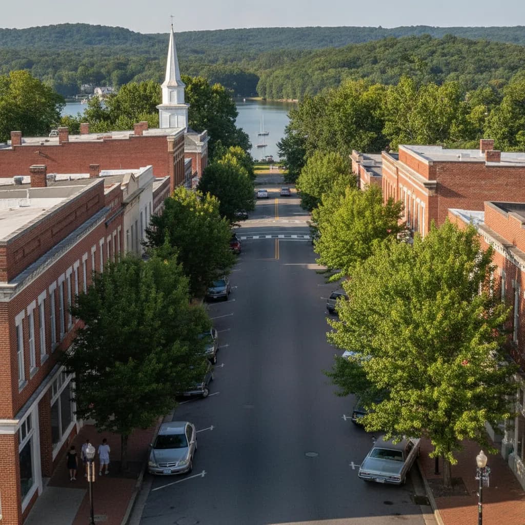 View of Acworth, GA