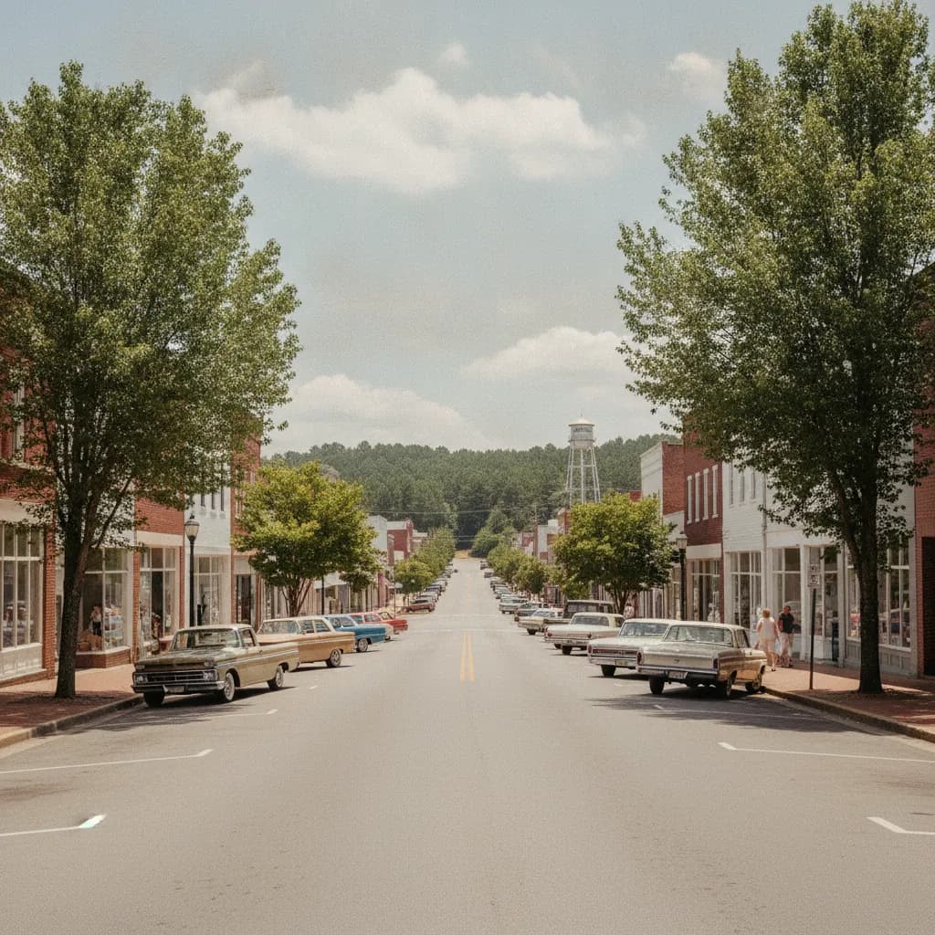 View of Baxley, GA