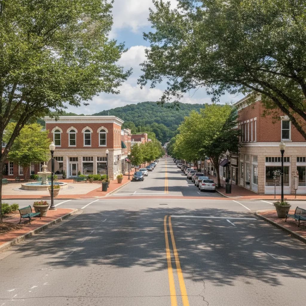 View of Brookhaven, GA