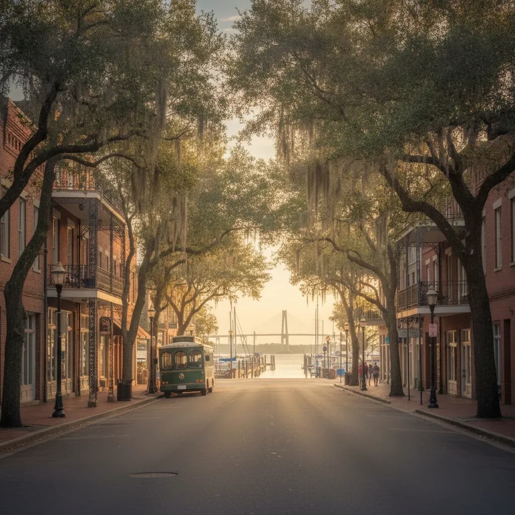 View of Brunswick, GA