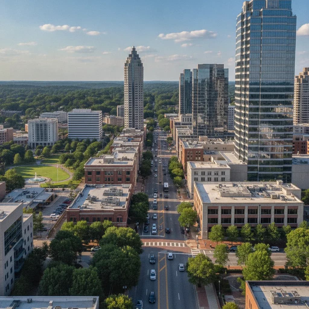 View of Buckhead, GA