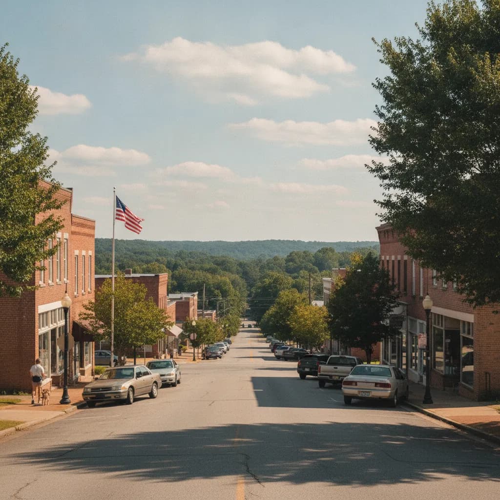 View of Conley, GA