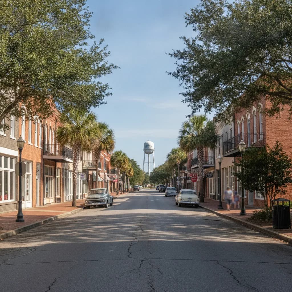 View of Cordele, GA