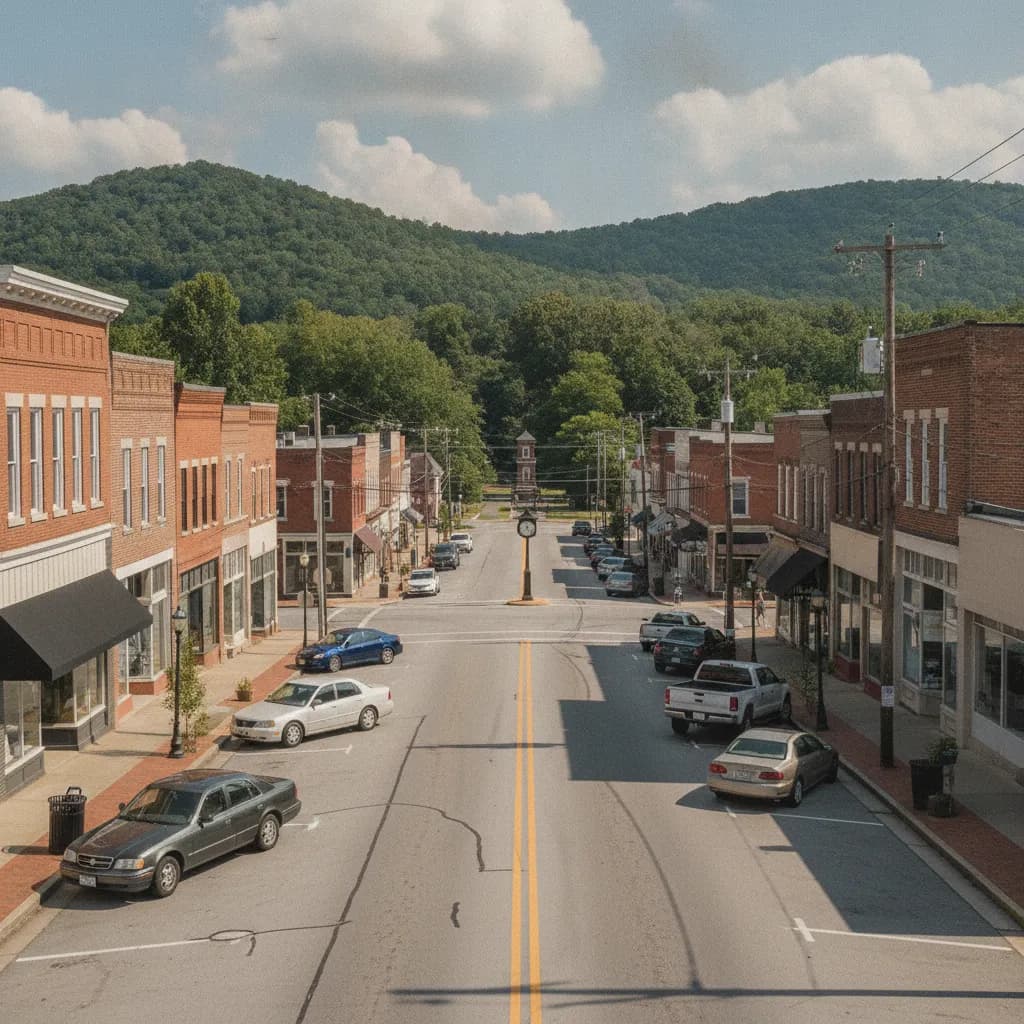 View of Cornelia, GA