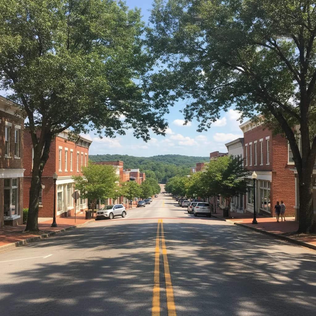 View of Cumming, GA