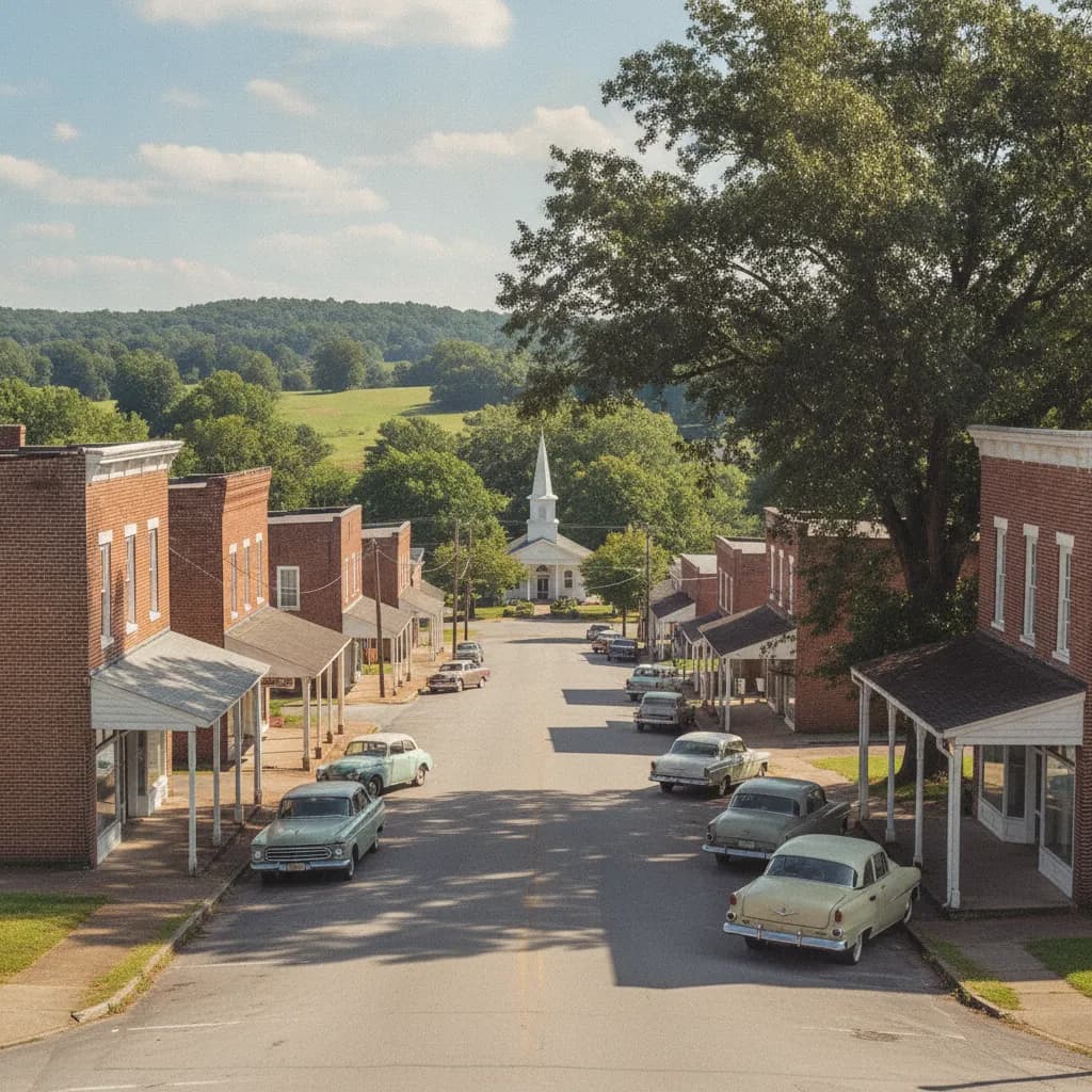 View of Euharlee, GA