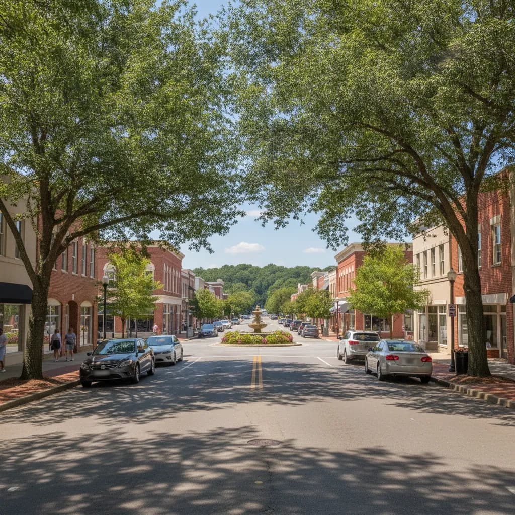 View of Evans, GA
