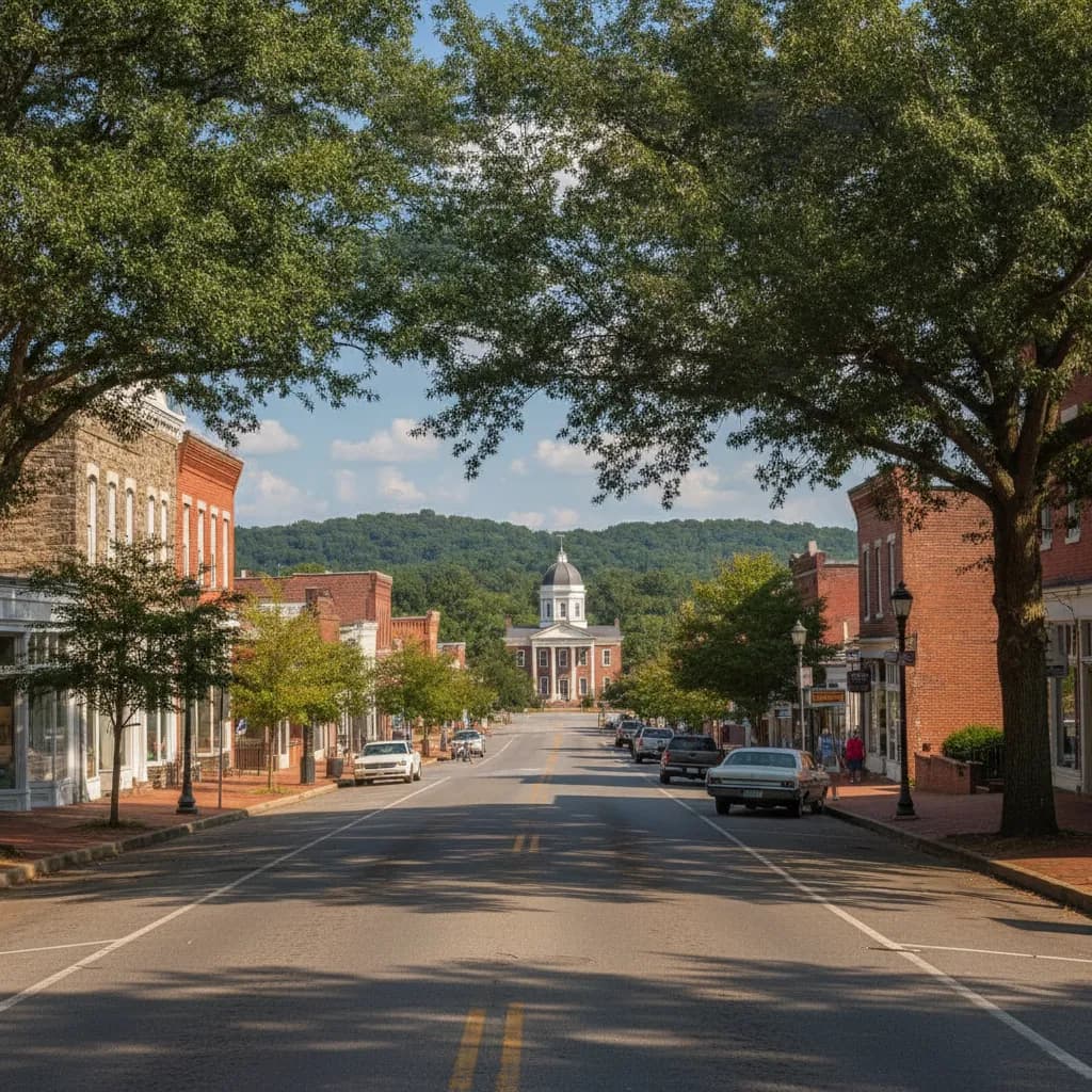 View of Fayetteville, GA