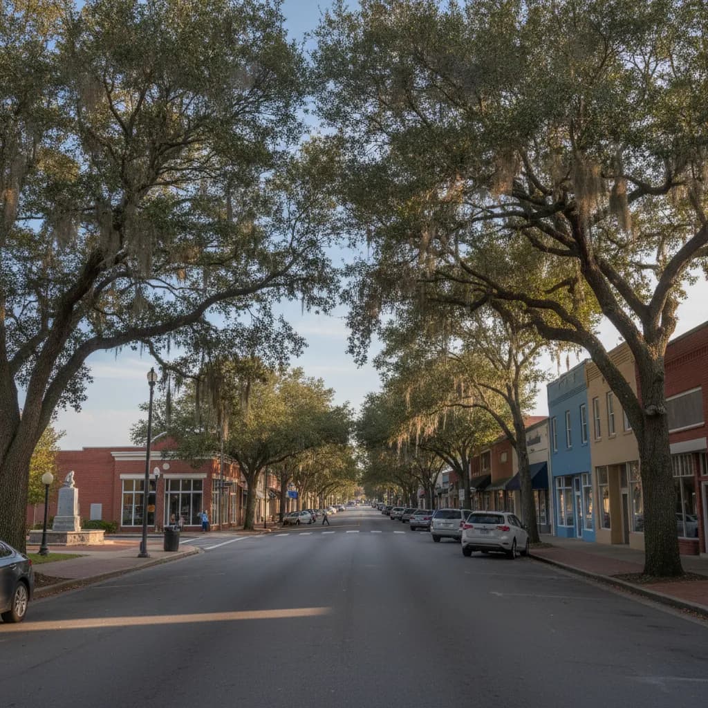 View of Hinesville, GA