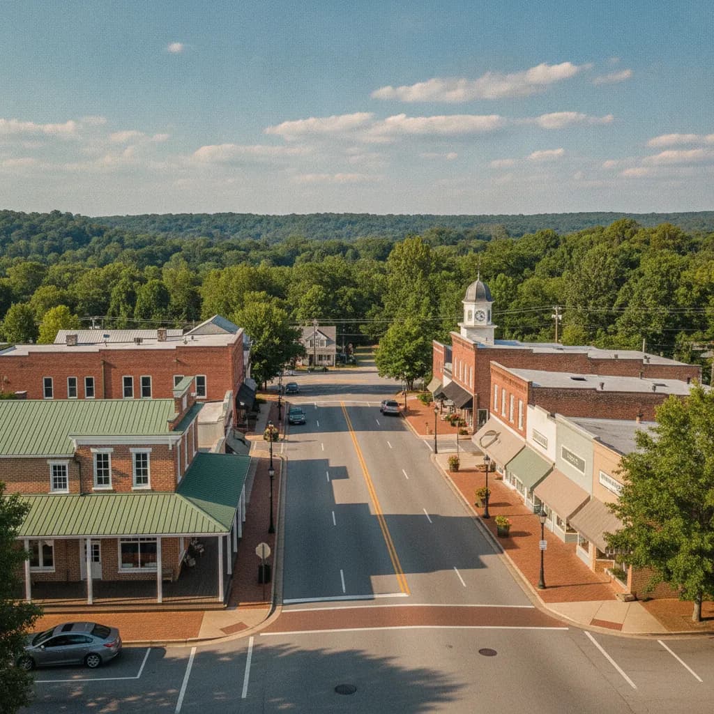 View of Hiram, GA