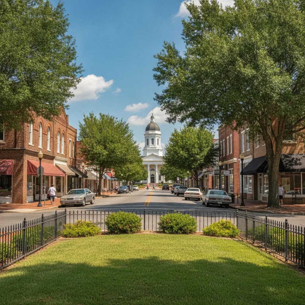 View of Jefferson, GA