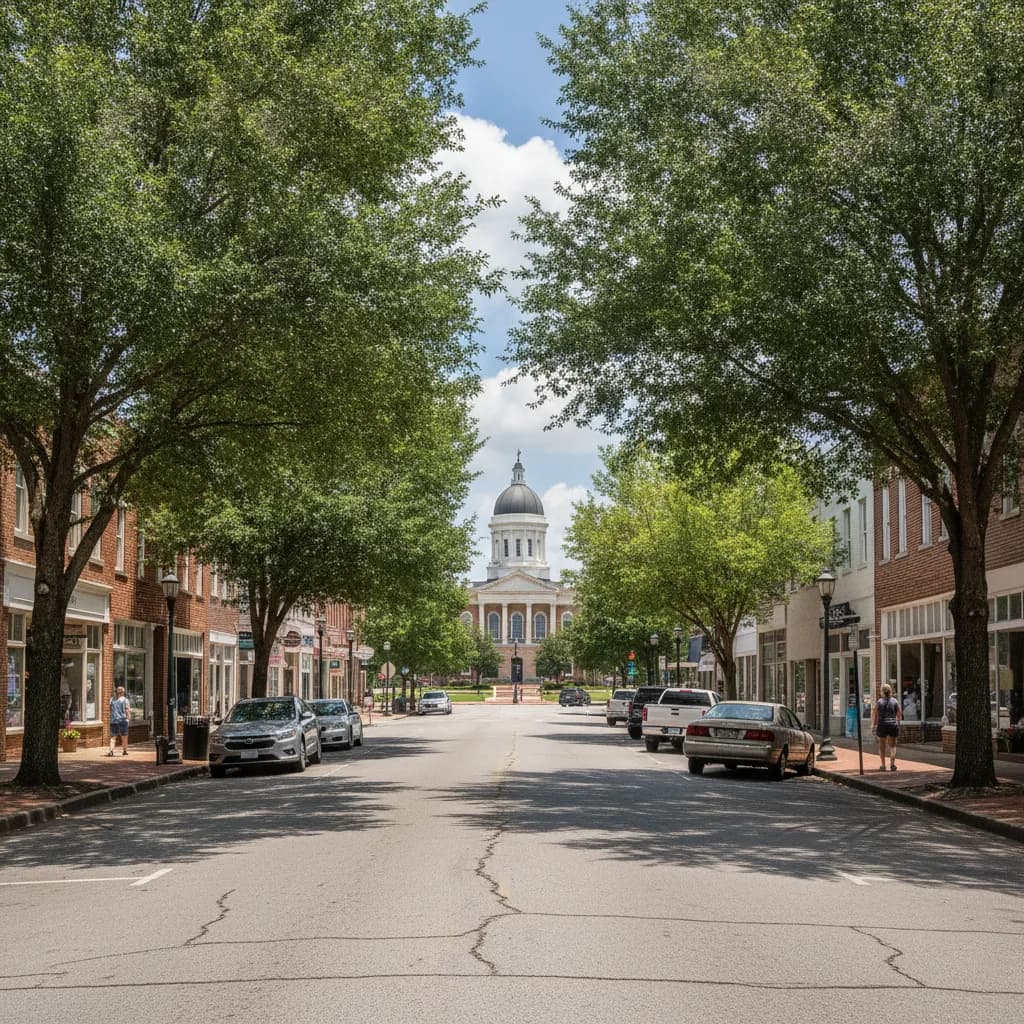 View of LaGrange, GA