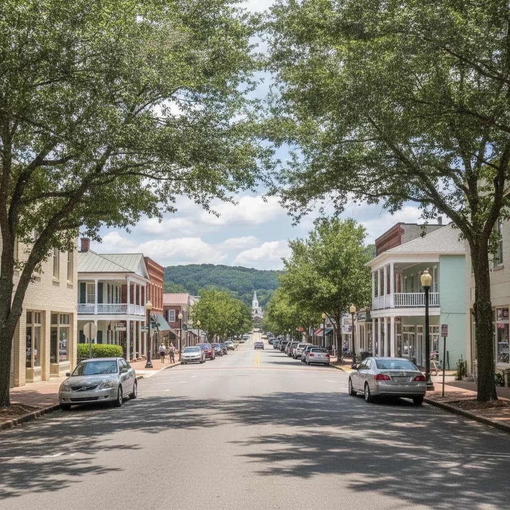 View of Locust Grove, GA