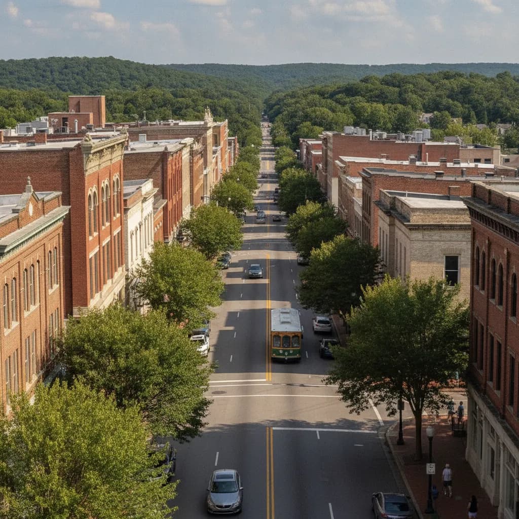 View of Macon, GA