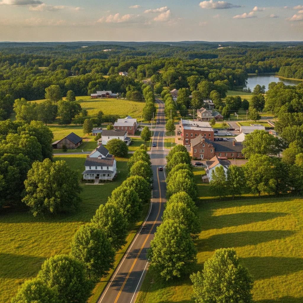 View of Milton, GA