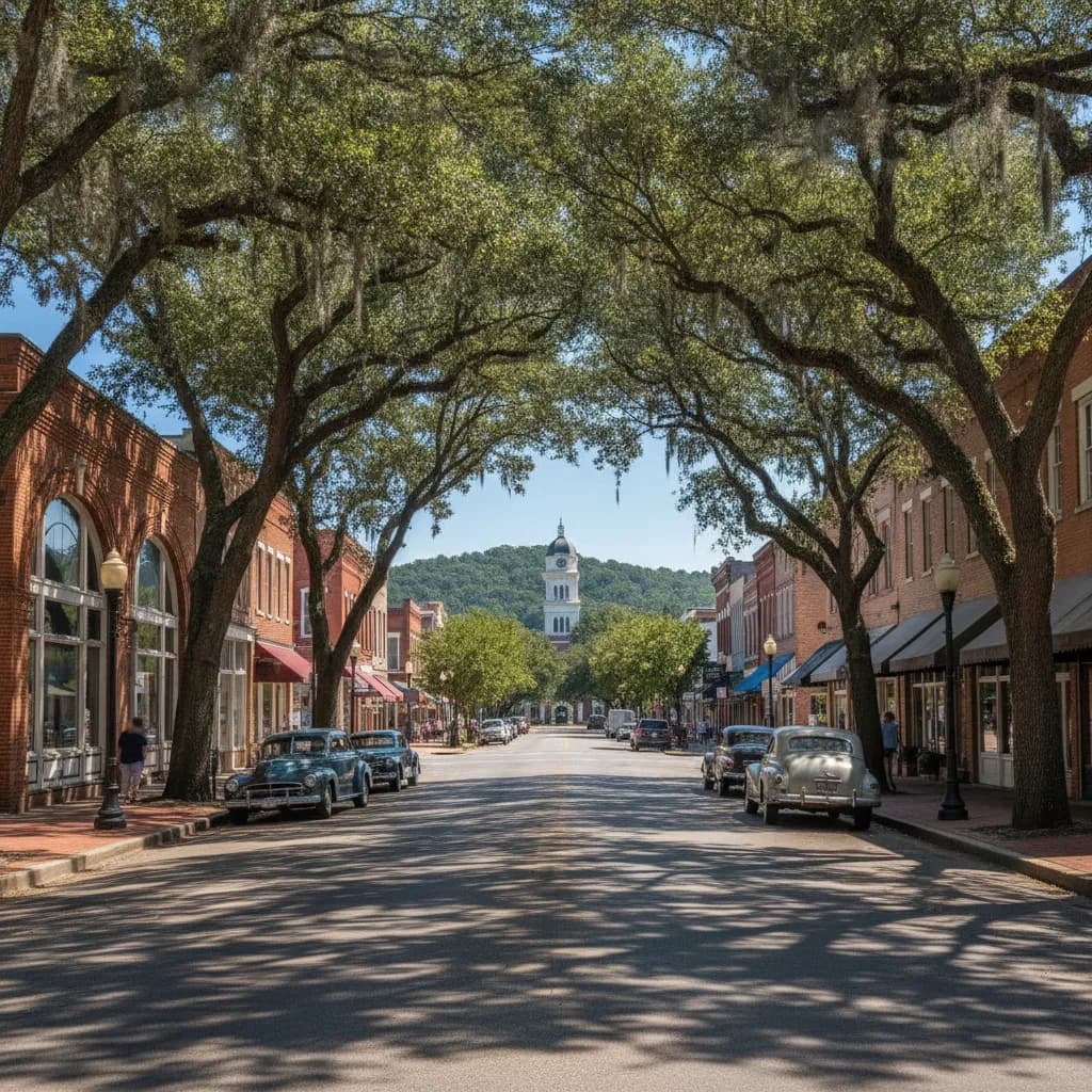View of Monroe, GA