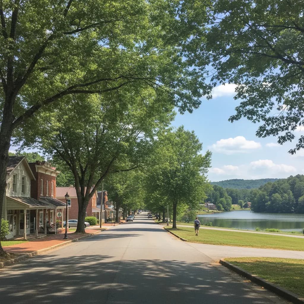 View of Mountain Park, GA