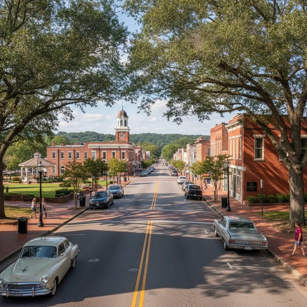 View of Newnan, GA